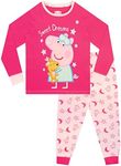 Peppa Pig Pyjamas | 100% Cotton Girls' Pyjama Sets | Long Sleeve Kids Pjs Multicolour Age 2 to 3 Years