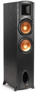Klipsch Synergy Black Label F-300 Floorstanding Speaker with Proprietary Horn Technology, Dual 8” High-Output Woofers, with Room-Filling Sound in Black