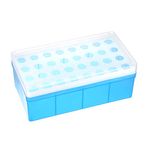 uxcell Tube Rack Polypropylene 32-Well Blue for 5ml