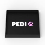 PediPaw Dog Paw Washer/Dog Paw Cleaner, 100% Silicone Dog Mat for Muddy Paws (16"x14"x2.17") (Pink)