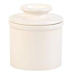 Butter Bell - The Original Butter Bell Crock by L Tremain, a Countertop French Ceramic Butter Dish Keeper for Spreadable Butter, Ivory Matte