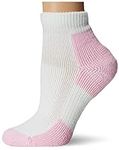 Thorlos Women's DWMXW Walking Thick Padded Ankle Sock, Pink, Large