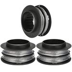 Eyoloty KST-130X String Trimmer Spool Replacement 17ft 0.08" Compatible with Kobalt 40-Volt String Trimmer Models KST 130X-06 and KST 130X (3 Pack)