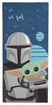 Jay Franco Star Wars The Mandalorian He's With Me 71cm x 147cm 100% Cotton Beach Towel