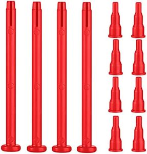 4 Sets Butane Lighter Refill Adapter Butane Nozzle Butane Refill Adapter Butane Tank Adapter Refill or Release Adapter for Short Nozzle's Butane Tank Butane Lighter, Red