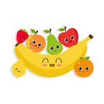 Artvibes Fridge Magnet Fruits Decorative Item for Refrigerator|Almirah|Washing Machine(RM_7083)