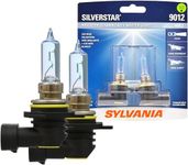 SYLVANIA - 9012 SilverStar - High Performance Halogen Headlight Bulb, High Beam, Low Beam and Fog Replacement Bulb, Brighter Downroad with Whiter Light (Contains 2 Bulbs)