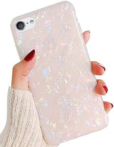 J.west iPod Touch 7 Case, iPod Touch 6 5 Case, Cute Ultra Thin [Tinfoil Series] Macaron Color Bling Lightweight Soft TPU Case Cover for Apple iPod Touch 5/6/7 (Colorful)