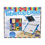 Melissa and Doug Deluxe Double-Sided Tabletop Easel (Arts and Crafts, Sturdy Wooden Construction, 42 Pieces, 44.45 cm H x 52.705 cm W x 6.985 cm L)