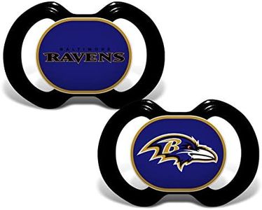 BabyFanatic Pacifier 2-Pack - NFL Baltimore Ravens - Officially Licensed League Gear