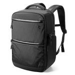 tomtoc Laptop Backpack X-Pac Techpack Designed for Business Professional Commuter, City Compact Backpack for 16-inch MacBook Pro, Black, Black, 30L, Laptop Backpack