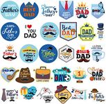 Father's Day Stickers Best Dad Stickers for Kids Envelope Seals Labels 210pcs