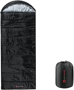 Alpine Swiss Sleeping Bag Lightweight Waterproof with Compression Sack for Adults Kids Spring Summer Fall Camping Hiking Backpacking Traveling Outdoor Indoor