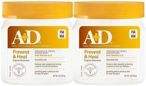 A+D Original Diaper Rash Ointment, 1 Pound Jar Pack of 2