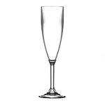 Polycarbonate Champagne Glasses, 12 Pack | Catering Quality Plastic Glassware - Reuse Over 1000 of Times | Virtually Unbreakable - Tough Polycarbonate