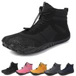 Cenbini Hike Footwear Barefoot Womens, Winter Summer Wide Toe Barefoot Hiking Shoes Boots Sneakers for Women Men, Black a, 8.5 Women/7 Men