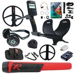 XP Deus II with 11" Multi-Frequency Coil and Wireless Headphones and MI-4 Pinpointer