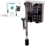 LAQUAL Aquarium Filter with Surface Skimmer, 15-30 Gallon Small Fish Tank Filter, Full Contact & 3 Layer Filtration, Quiet & Efficient, Waterfall Design for Increasing Oxygen, Hang on Back Filter