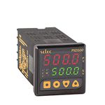 SELEC 4+4 digits 7 segment LED dual display PID controller with with 4-20mA analog output, 2 alarm output and RS485 Communication