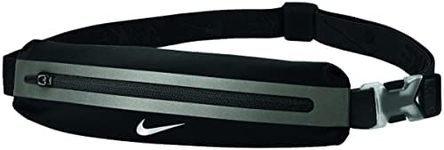 Nike Slim Waistpack Running Belt, One Size, Black