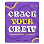 Gouda Games Crack Your Crew - Party Favorite Card Game for Adults, Hilarious, Social, Interactive, Fun for Game Nights & Gatherings, 2-12 Players, Ages 18+