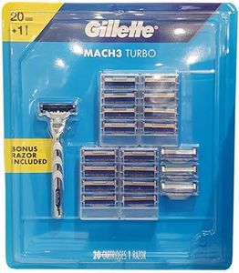 Gillette Gillette Mach3 Turbo Cartridges 20 & 1 Bonus Razor Included In 1 Pack (Netcount 1 Pack),