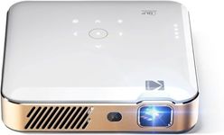 Kodak Luma 500 Mini Projector | 1080p Full HD Portable Outdoor Projector with Wi-Fi, Bluetooth, HDMI & USB | Google TV 11.0 OS, Netflix Certified, Chromecast Built-In, 150 Lumens, 150” Display