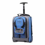 Aerolite MiniMAX 20L Ryanair 40x20x25 Maximum Size Cabin Hand Luggage Under Seat Trolley Backpack Carry On Cabin Hand Luggage Bag with 2 Year Warranty (Blue)