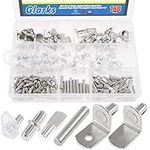 Glarks 160Pcs 6 Styles Shelf Pins K