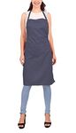 KODENIPR CLUB Mens and Womens Chef Cooking Kitchen Apron (Non-Waterproof, Grey, 1)