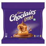 Cadbury Choclairs Chocolate Gold Candy, 137 G|25 Pieces - 5.5 Gram Each