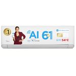 Midea 1.5 Ton 5 Star,5 Years Warranty*, 6-in-1 Convertible AI+ Wi-Fi Smart Inverter Split AC (Copper,Cooling at 54℃, KW Display,PM 2.5 Filter,4 Way Swing,Santis Pro-X RYL (Wi-Fi), MAI20SP5R35W0,White)