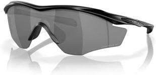 Oakley M2 Frame XL OO9343 OO934319 45MM Matte Black/Prizm Black Polarized Shield Sunglasses for Men + BUNDLE with Designer iWear Eyewear Kit