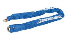 Silverline 656609 Sleeved High-Security Chain 900 mm,Blue