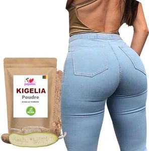 Poudre de Kigelia Africana-ARBRE à Saucisses – 100% naturelle –Aliment idéal pour Grossir ses Fesses, Galbe la Poitrine- Agrandit le Pénis-100 g I lOVE My Popotin