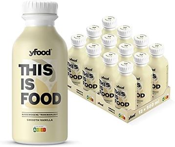 yfood vanilla | batido sustitutivo | THIS IS FOOD drink | 34g de proteínas, 26 vitaminas y minerals (12 x 500 ml)