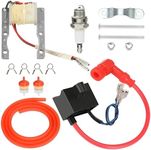 YOXUFA Upgraded CDI Ignition Coil + Magneto Coil Kit for Motorized Bicycle Bike 2 Stroke Engine 80cc 100cc 49cc 50cc PK80 BT80 YD100 Gas Motor High Performance Parts