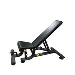 Gamma Fitness Adjustable Incline, Decline and Flat Bench Commercial AB-301 for Heavy Workout