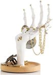 Suck UK Skeleton Hand Jewellery Holder, White