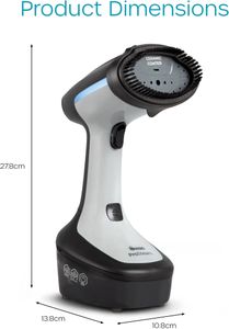 Swan Portable Garment Steamer – Handheld Fabric Steamer, Black