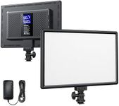 RALENO 19.5W LED Video Soft Light Panel, 650Lux/m Camera Panel Light Built-in 2* 4000mAh Batteries, CRI>95 3200-5600K Photography Studio Lights for TikTok YouTube Video Recording Photography Streaming