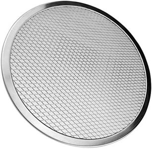 Prettyia 6" to 17" Aluminium Mesh Pizza Screen Baking Tray Nets Heavy Duty Bakeware - Silver, 14inch