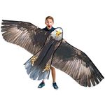 JEKOSEN Bald Eagle Huge Kite 70'' for Kids and Adults Single Line String Easy to Fly for Beach Trip Park Family Outdoor Games and Activities