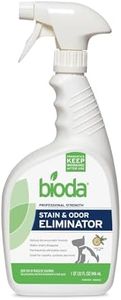 Bioda Commercial Strength Enzymatic Stain & Odor Eliminator for Pets | Industrial-Grade Formula Removes Dog and Cat Urine | USA Made Carpet Spot Cleaner | 32oz Sprayer