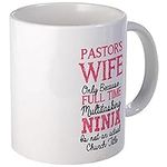 CafePress Pastor's Wife For Light M