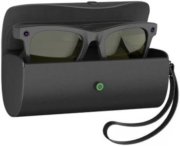 VAWVVA Charging Case for Meta Ray-Ban Glasses - 3500mAh Rechargeable Travel Charger for Wayfarer, Skyler, Headliner & Oakley (Matte Black, w/o FindMy)