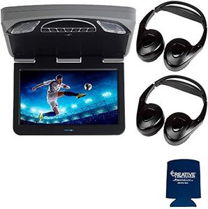 Audiovox Overhead Mobile Video MTGBAVX13 13.3" High Def System with DVD and HDMI with 2 Pair of Headphones