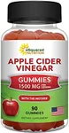 aSquared Nutrition Apple Cider Vinegar Gummies - 1500mg with The Mother - 90 ACV Gummies w/Vitamin B6 & B12, Folic Acid - Vegan Gummy Supplement Alternative to Capsules Pills & Drink