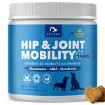 Petpal Glucosamine for Dogs - Hip & Joint Health Soft Chews with Chondroitin & MSM - Functional Dog Supplement for Pet Mobility Support with Kelp + Vitamins C and (Chicken Flavor)