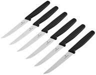 Victorinox KC46682 Swiss Army Cutlery Serrated Steak Knife Set, Pointed-tip, 4.5-Inch, 6-Piece